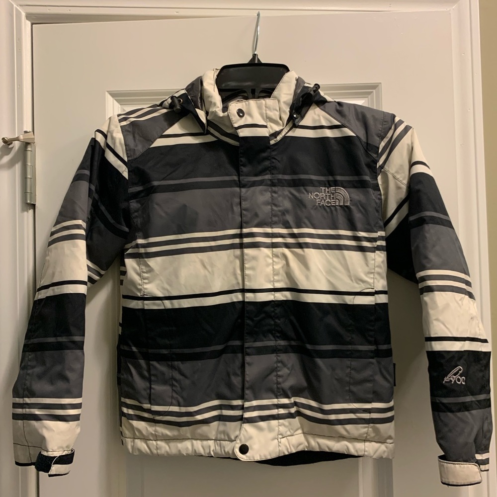 The North Face waterproof insulated puffer jacket for kids